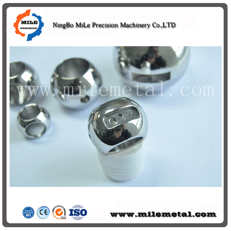 Stainless Steel ThreeWay Valve Balls Precision Valves Components