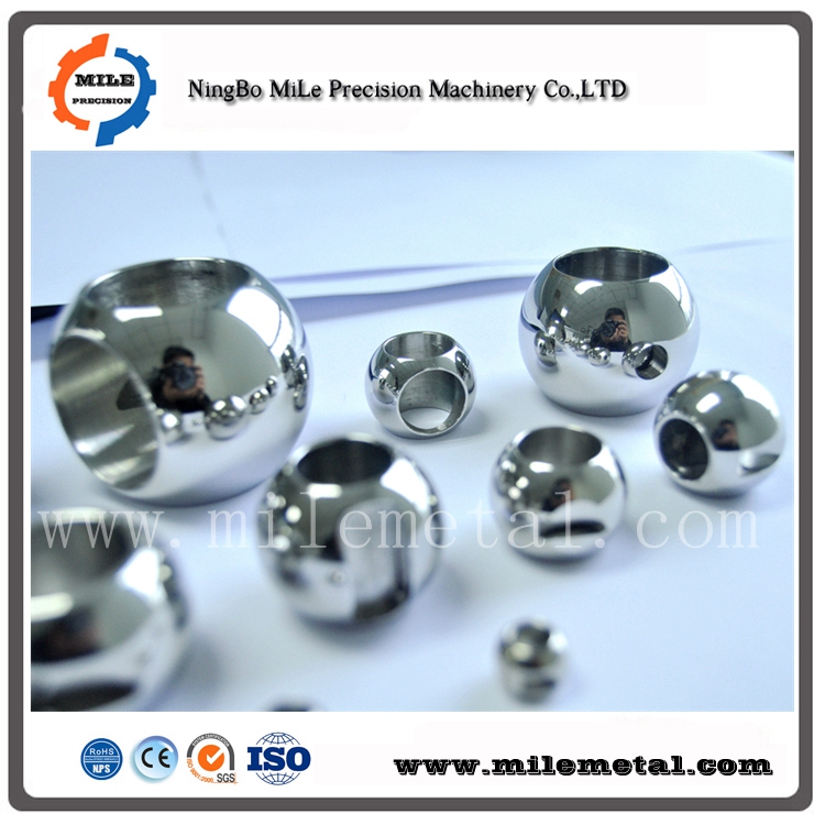 Stainless Steel ThreeWay Valve Balls Precision Valves Components