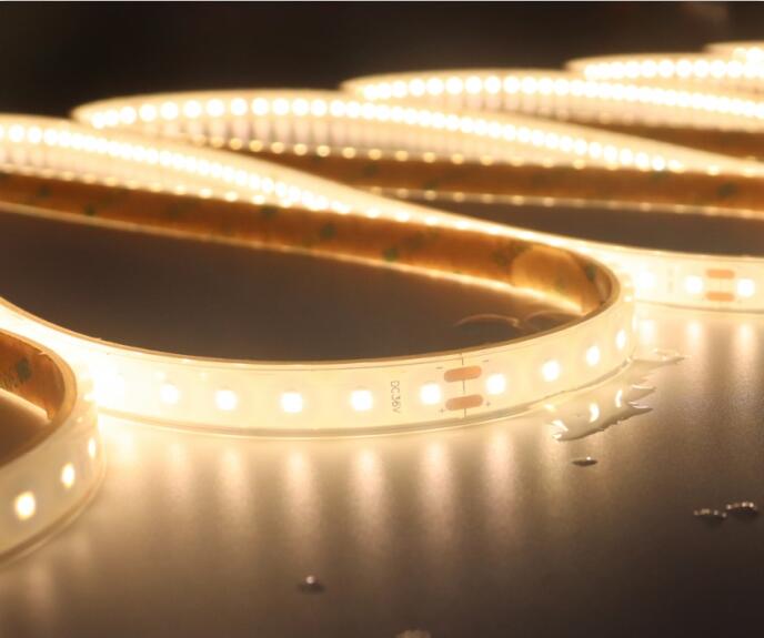 SMD2835 90Ledsm IP68 Waterproof Silicone Extrusion LED Strip with ultra length