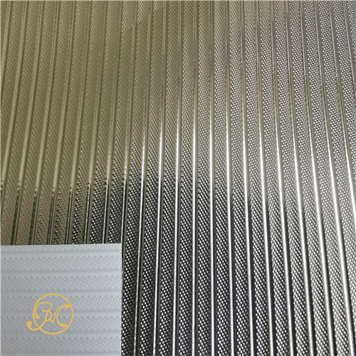 Golden PVC paper for curtain rods emboss design selfadhesive back or without glue