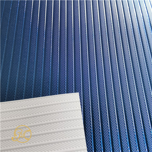 Golden PVC paper for curtain rods emboss design selfadhesive back or without glue