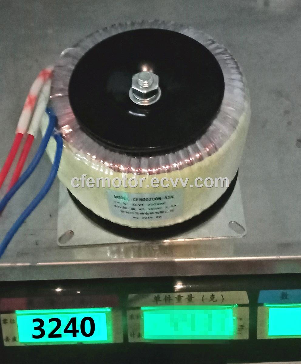 CHANGFENG THANK 300W 100 Copper Wire Toroidal Transformer BK300W 220VAC to 55VAC 45A BOD300W