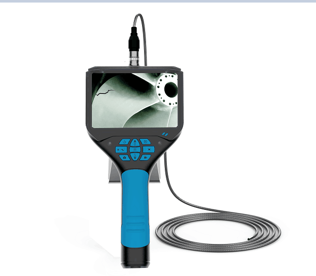 Industrial Endoscope 43inch LCD Screen with 37mm Borescope 480P HD Micro Inspection Camera 3400mAh Battery Flexible T