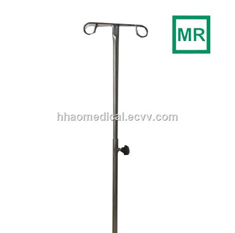 Nonmagnet IV pole used for MR room