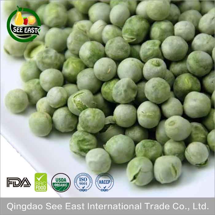 Antioxidant food Healthy Freeze dried green peas sweet garden peas