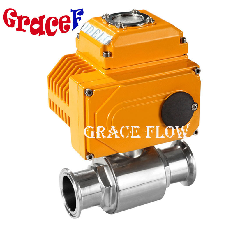 Food Grade 304316L Sanitary Butterfly Valve with Fine Tunning Clamp Weld or Flange End