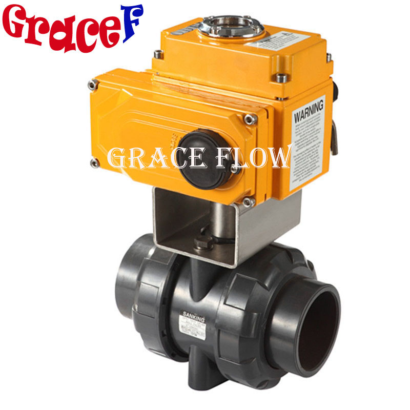 China Supplier 12v 24v 110v 220v 380v AC Quarter Turn Electric Actuator Price