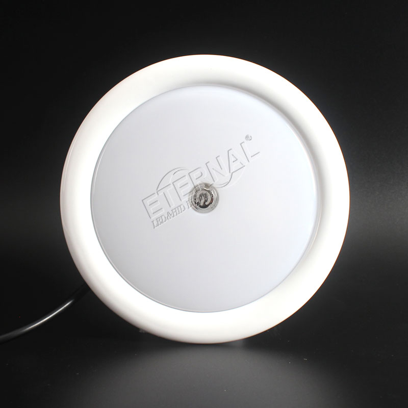 8W LED interior light round touchable switch for car truck vans trailer RV D2080