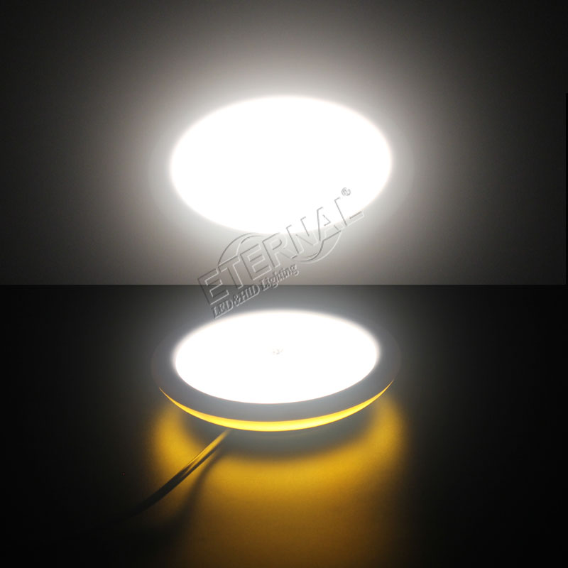 8W LED interior light round touchable switch for car truck vans trailer RV D2080