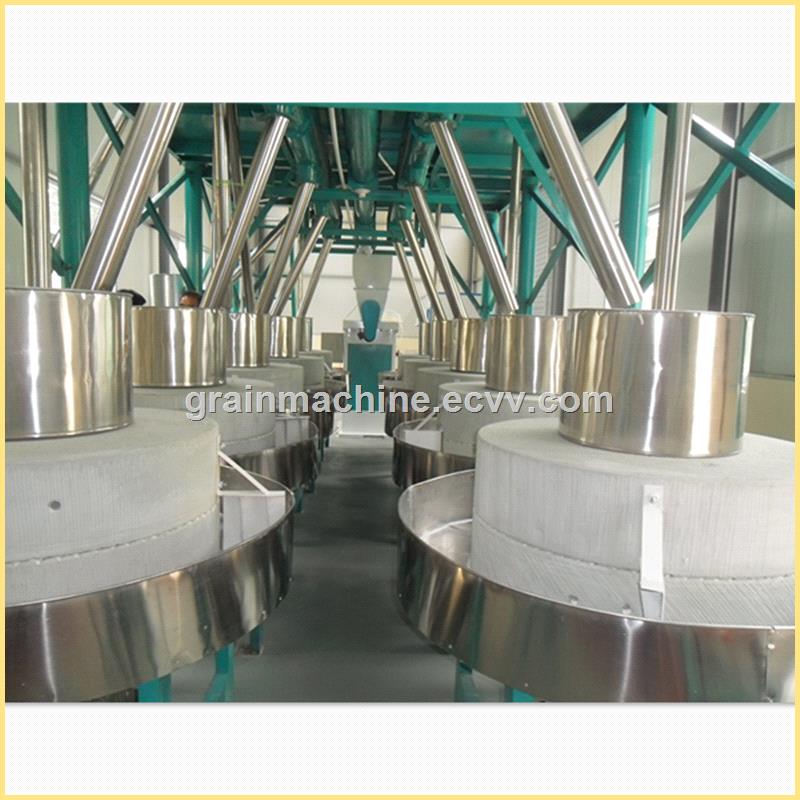 the Stone Flour Mill System for Sorghum Buckwheat Oats Soybeans