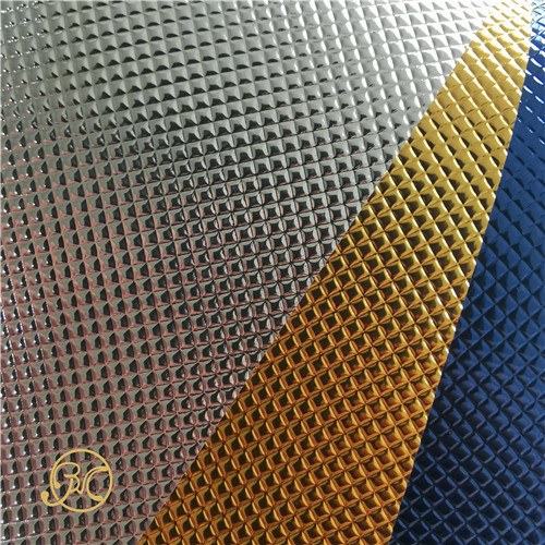 Embossed PVC film water proof aluminum foil heat insulation foil for PU foam