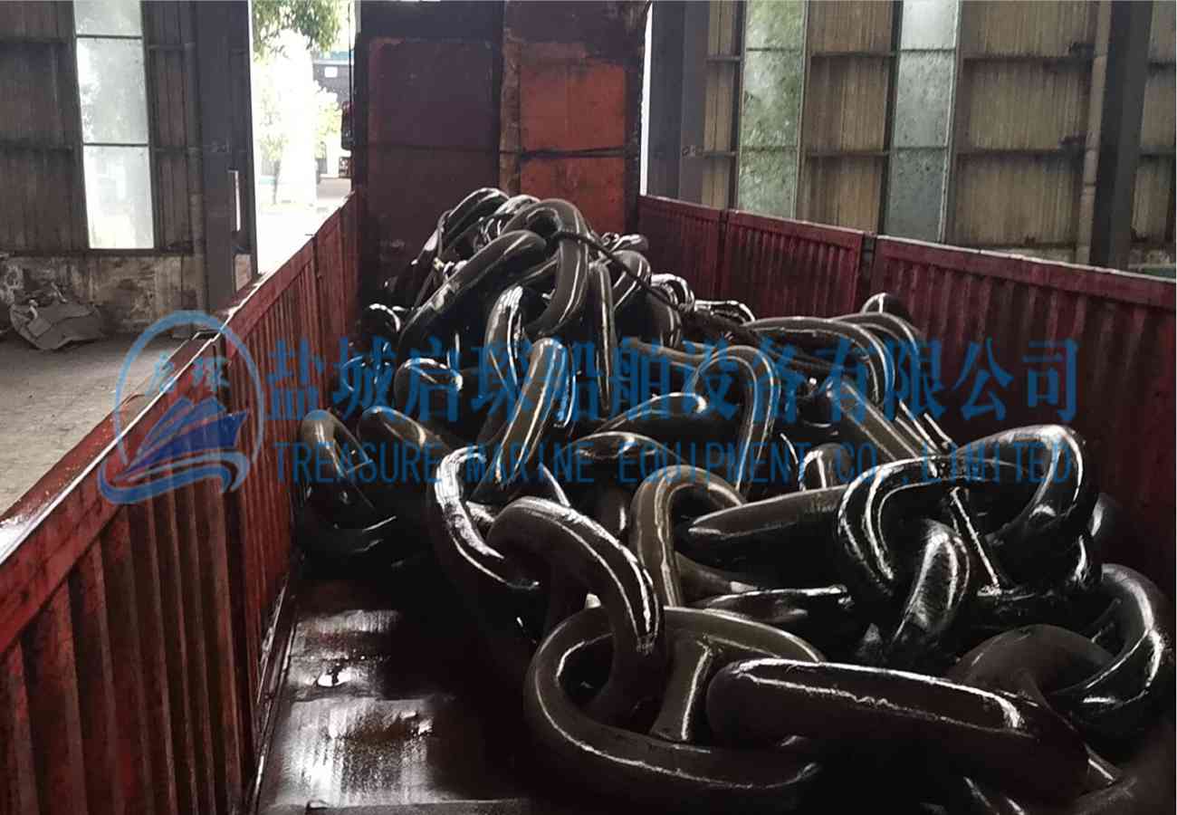 102mm u3 Welded Carbon Steel Stud Anchor Chain ABS