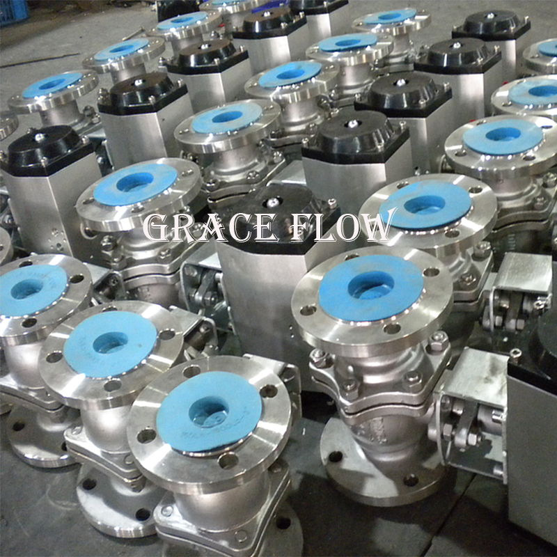 China Rotary Rack Pinion Pneumatic Actuator for Ball Valves Butterfly Valves