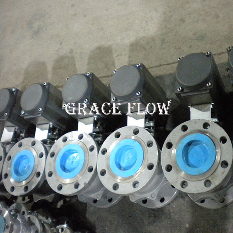 China Rotary Rack Pinion Pneumatic Actuator for Ball Valves Butterfly Valves