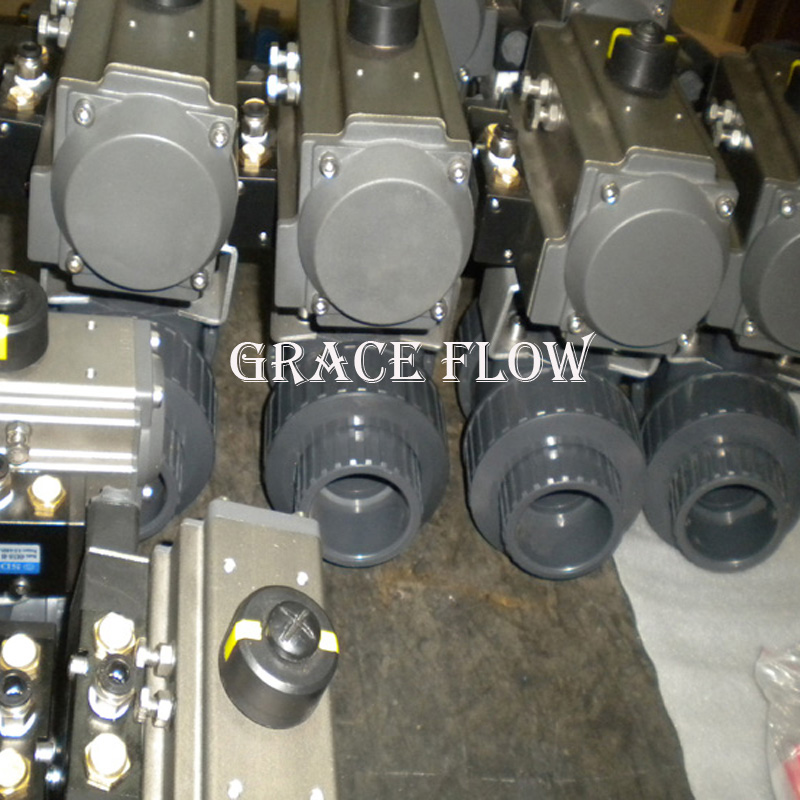 China Rotary Rack Pinion Pneumatic Actuator for Ball Valves Butterfly Valves