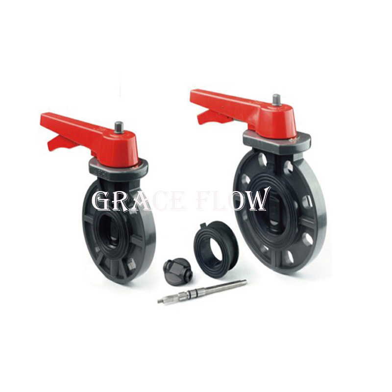 Hot Sale PVC Butterfly Valves with Electric Actuator 12v 24v 110v 220v 380v