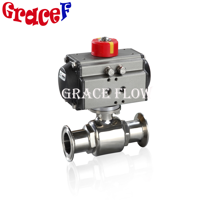 Food Grade 304316L Sanitary Butterfly Valve with Fine Tunning Clamp Weld or Flange End