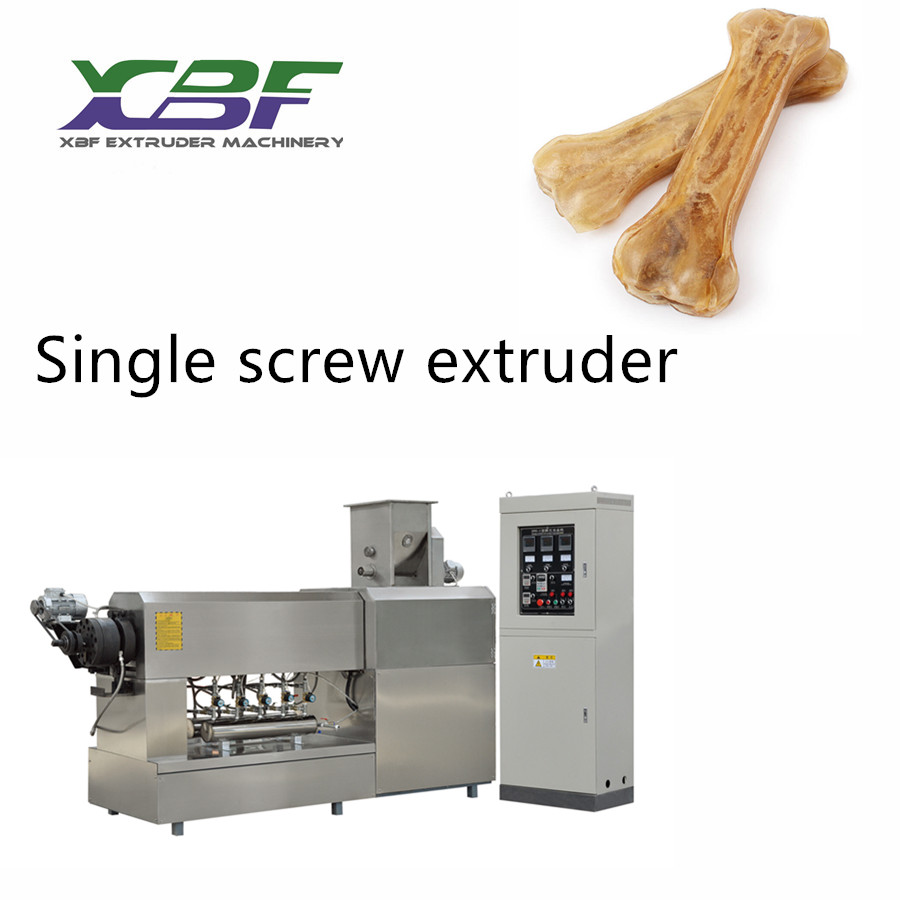 America Popular Commerce Industry Single Screw Pet Chews Extruder Making Machine