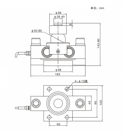 DS3X 10 ton load cell can be used in car weightierorbit weightierhopper weighing