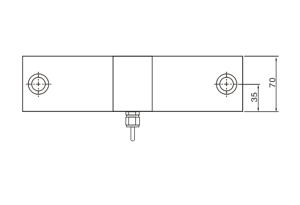 DSMN double ended shear beam load cell can be used in car weightierorbit weightierhopper weighing