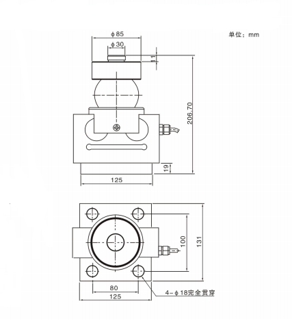 DSX Specialized customized production alloy steel weighbridge load cell