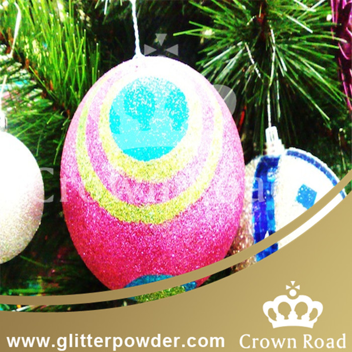 ball with hexagon glitter powder