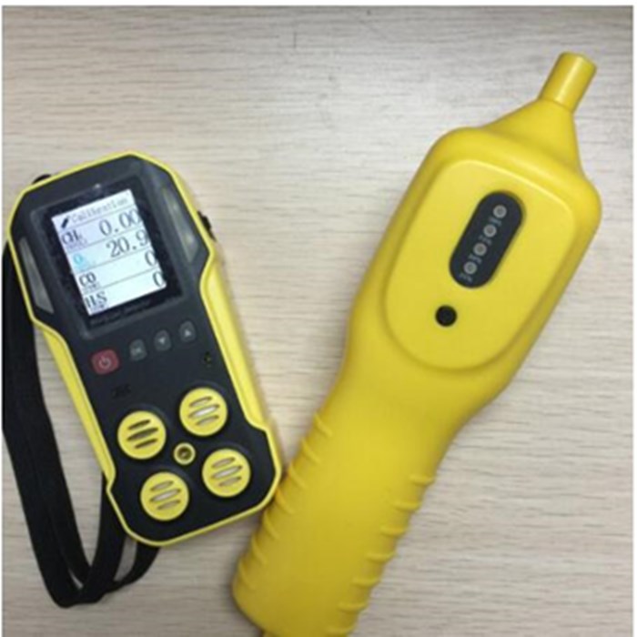Portable Biogas CH4 CO2 H2S O2 gas detecting monitor with external air pump