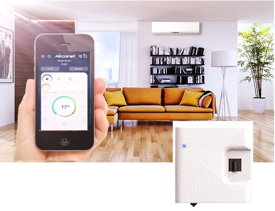 Wireless Air Condtioner Remote Control via Smart phone