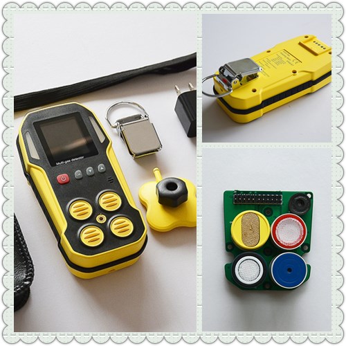 waterproof IP66 multi gas detecting alarm for COO2H2SCH4LELSO2NO2NOCO2