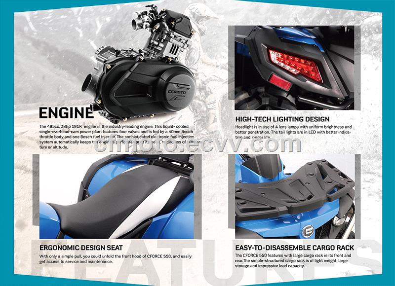CFMOTO 500cc 4x4 ATV CFORCE 550 for sale