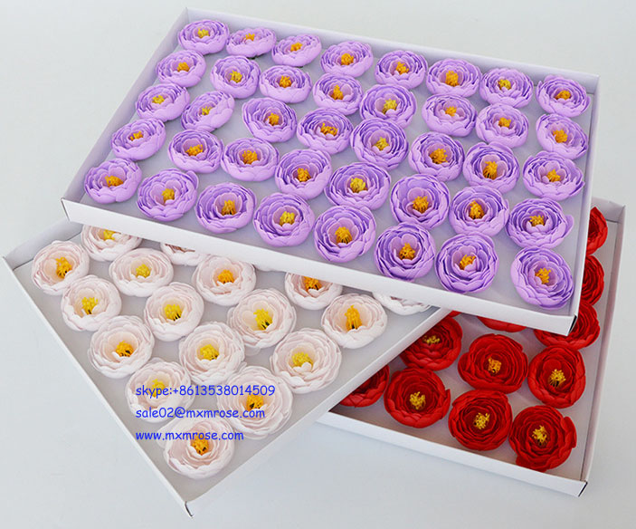 Top Quanlity Wholesale 40pcs Peony Soap Flower 2 the best soap flower supplier from china