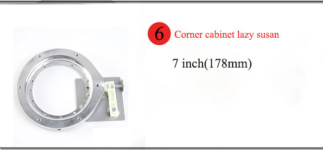 442mm 175 inch Malposed Low Noise Lazy Susan Bearing Swivel Plate Base Funiture Display Turnable Hardware