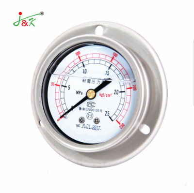 100mm Liquid Filled Stainless Steel Pressure Gauge for Shock Proof