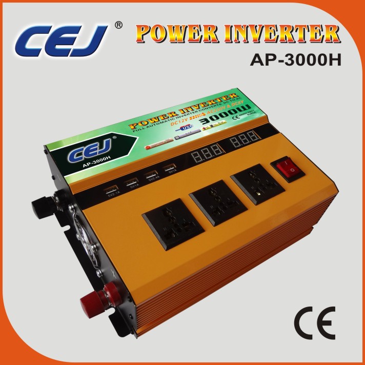 Power inverter 3000w UPS battery charger solar energy