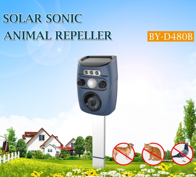 Outdoor Solar Sonic Animal Repeller