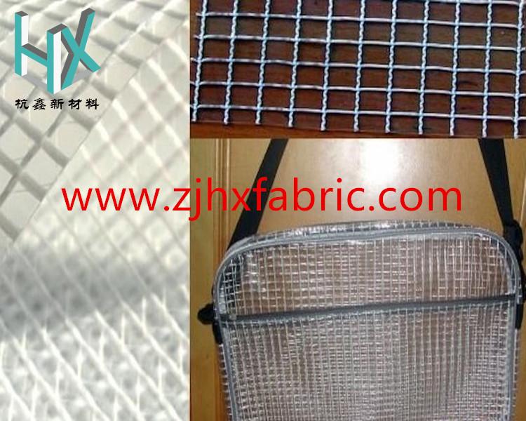 waterproof transparent PVC document school bag laminated fabric