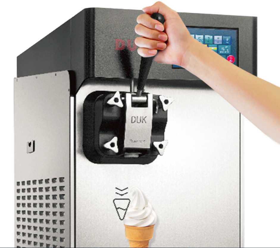 Duk Commercial Countertop Ice Cream Machine Single Flavor Soft