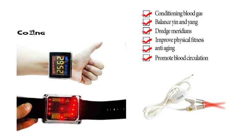 Medical Laser therapy watch for the high blood pressure Home treatment