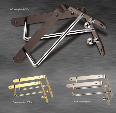 Customized Multifuntional Support Wall Mounting Shelf Metal Bracket