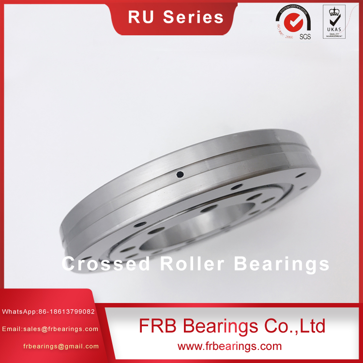 CRU124X Crossed Roller ringnsk cross roller bearing for wheeling cameraGCr15 load rating anti friction slewing bearing