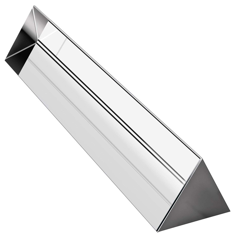 15cm crystal optical glass triangle PRISM is suitable for teaching shallow Spectrum Physics 150 mm