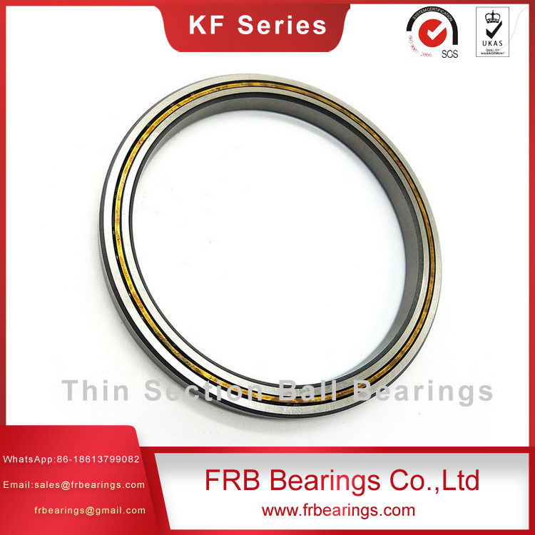 KF075AR0 thin ball bearings angular contact bearings for food processing equipment China thin ball bearings supplier