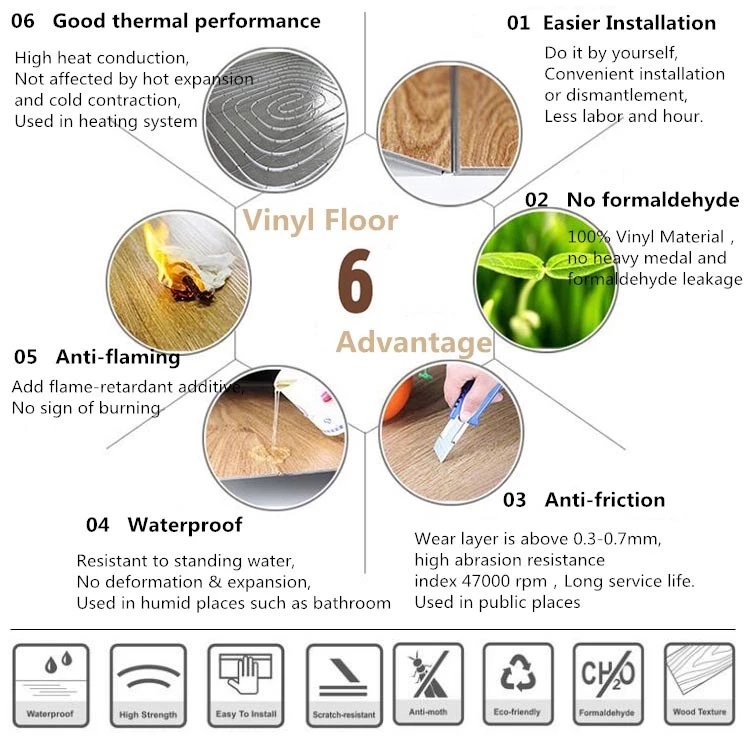 special design herringbone PVC flooring