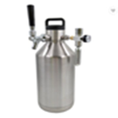 classic stainless steel 128oz water bottle or called it 128 oz beer growler
