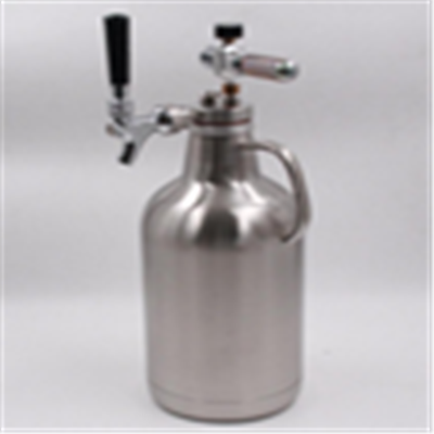 custom design Vacuum Insulated Pressurized Growler Beer with wide mouth