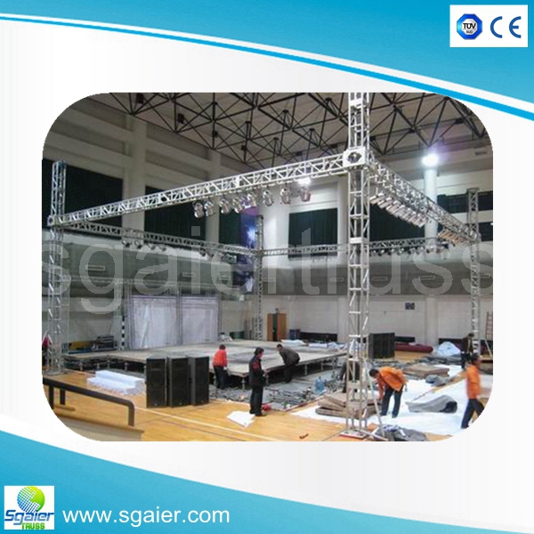 8m span 220x220mm size Spigot triangle truss for exhibition decoration wedding advertising hotel