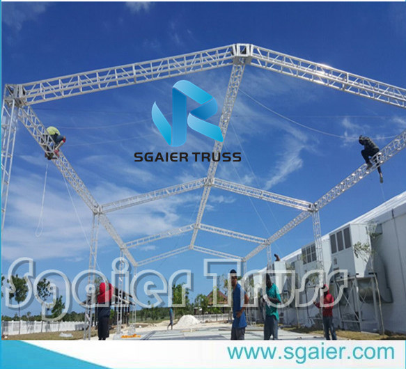 220x220mm 240x240mm size Spigot square Truss for exhibition decoration wedding advertising hotel