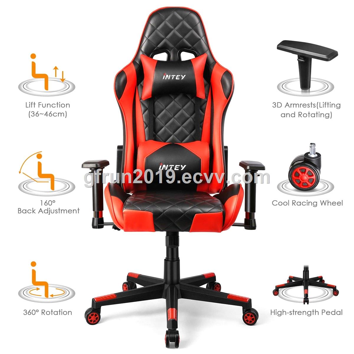 Gold Supplier Swivel Racing Sear Metal Frame OEM ODM Gaming Chair ewin With Wheels