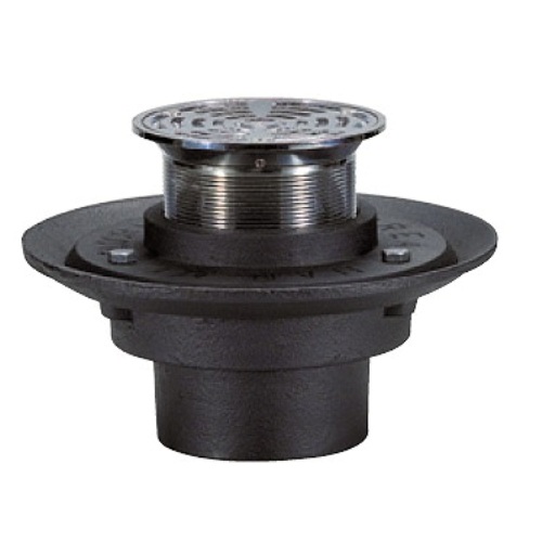 Korea Cast Iron Floor Drain with NoHub and Thread Outlet for Floor Drainage