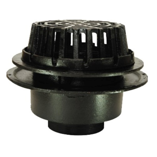 Korea Cast Iron Roof Drain with NoHub Thread Outlet for Roof Drainage